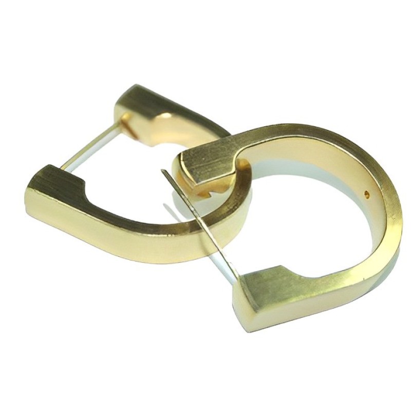 Wechselring aus Edelstahl gold diverse Größen