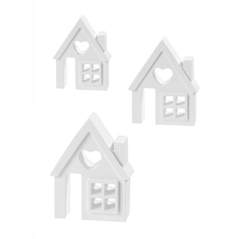 Silikonform Haus in 3 verschiedenen Größen für Dekoobjekte