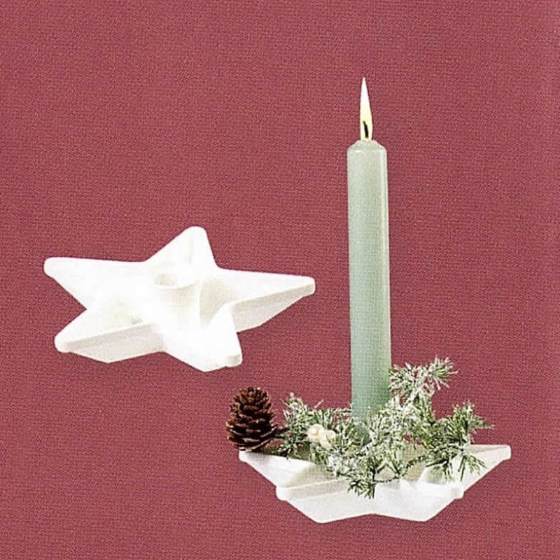 Silikonform Kerzenständer für Stabkerze