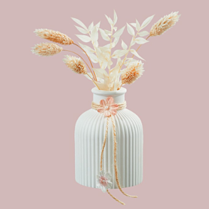 Silikonform Vase 9,2cm gerillt