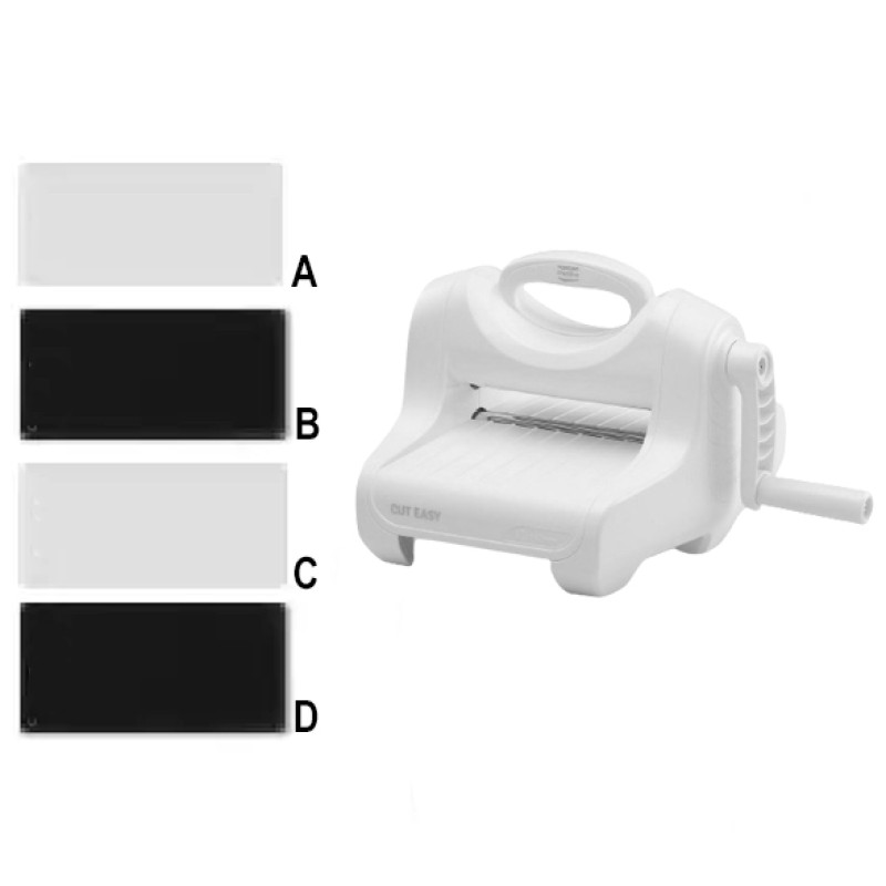 Stanzmaschine cut easy für schneideschablonen bis 7,5cm