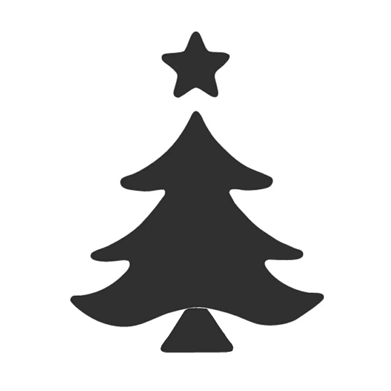 Motivlocher Tannenbaum/Weihnachtsbaum mit Stern 38mm