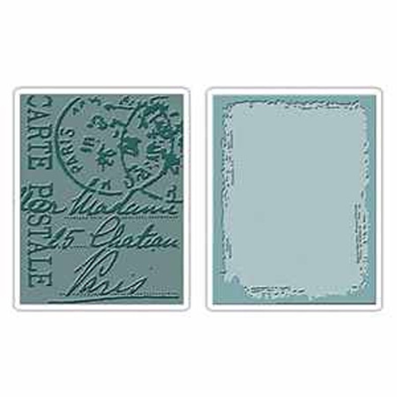 Prägeschablone Tim Holtz Postmarks/Distressed Frames