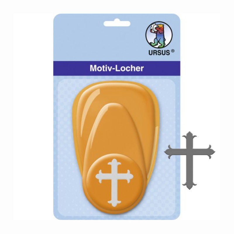 Motivlocher 25mm Kreuz