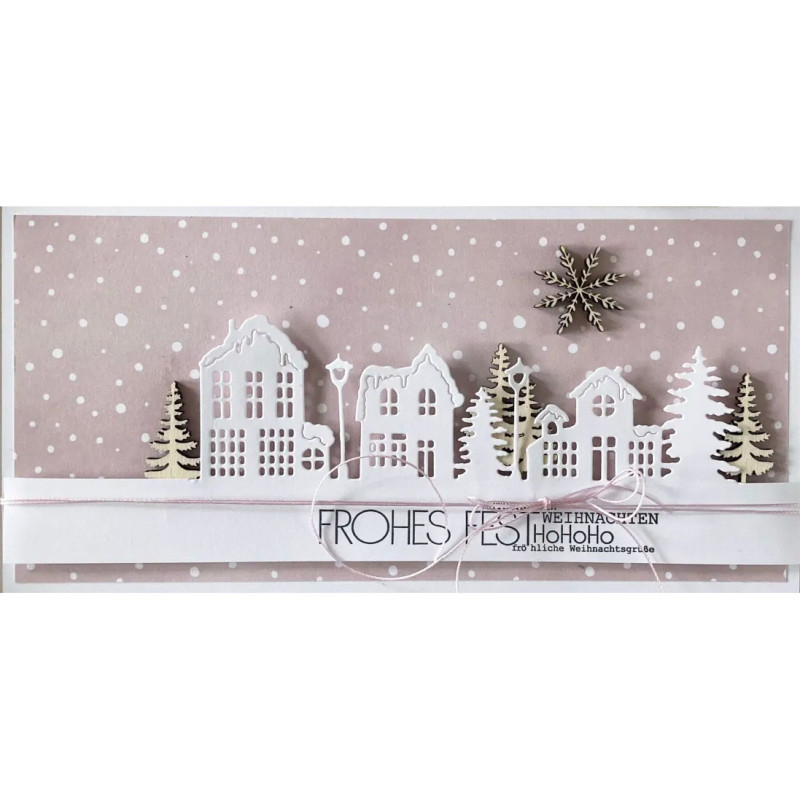 Winterwonderland Stanzschablone Winterwonderland Stanzschablone