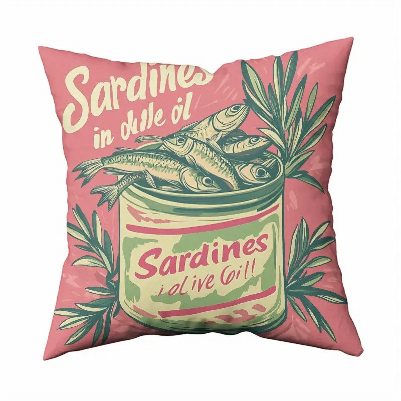 Italienisches Kissen 45x45cm rosa