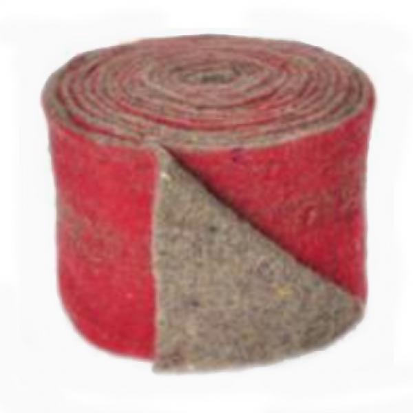 Filzband Topfband vintage rot auf Rolle