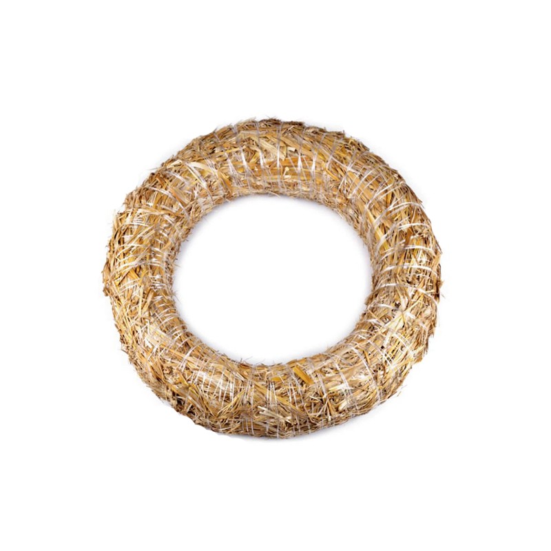 Strohkränze in 15cm natur