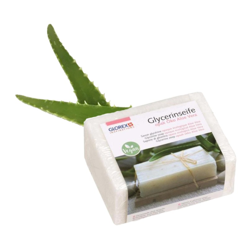 Rohseife mit Aloe Vera in verschiedenen Größen
