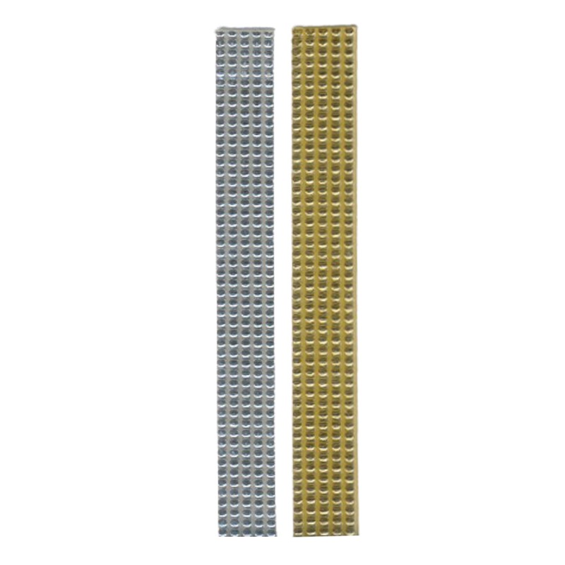 Wachsdekor Perlenborte in silber oder gold 18cm