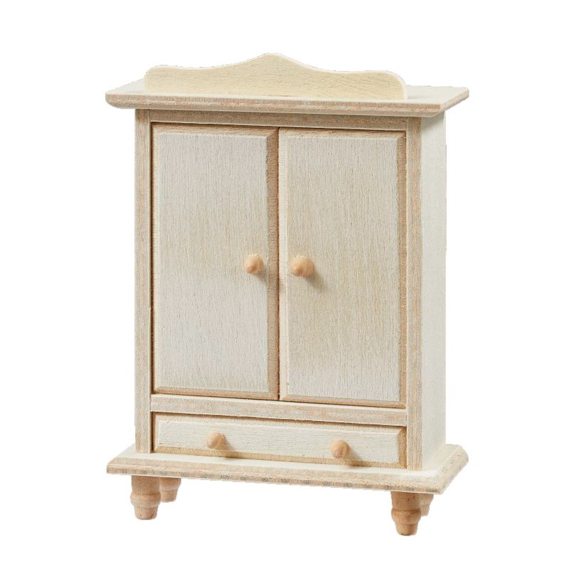 Holzschrank miniatur 10,8cm natur zum wichteln