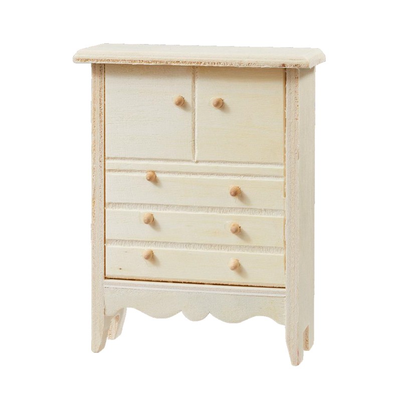 Holzschrank miniatur 11,1cm natur zum wichteln