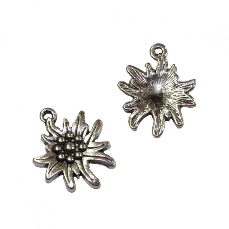 Anhänger Edelweiß 21mm silber