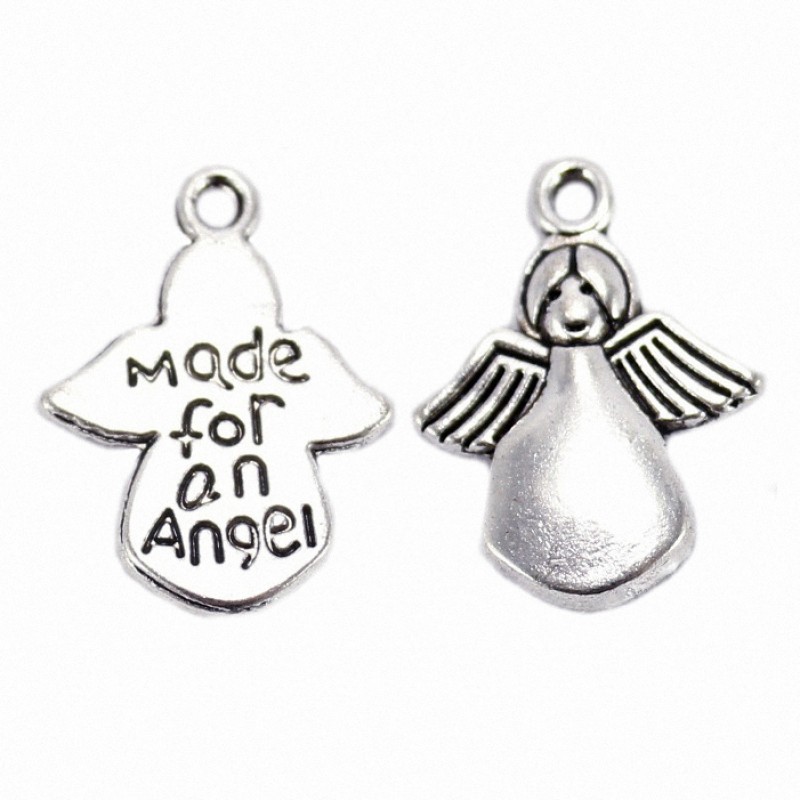 Anhänger Engel silber 18mm