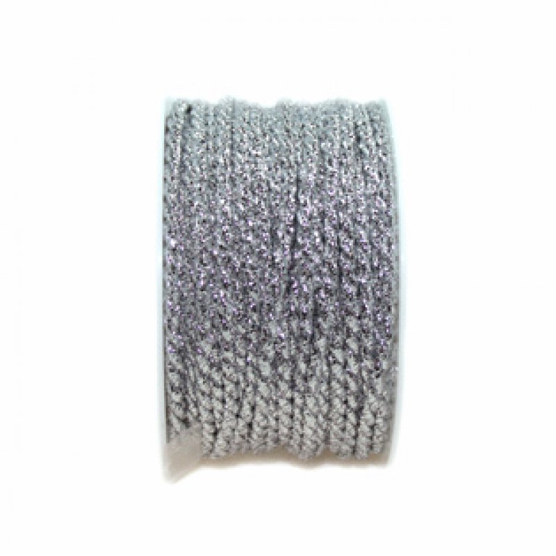 Dekokordel silber 4mm