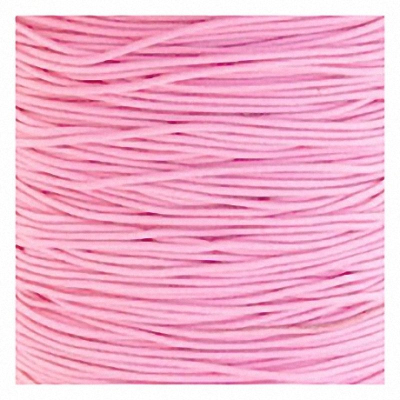 Gummikordel rosa 1m
