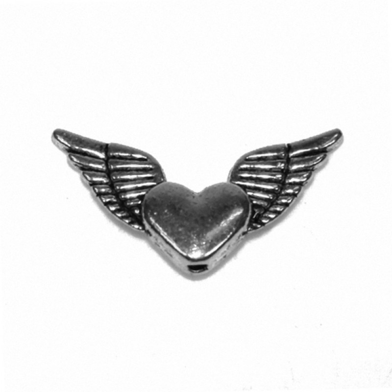 Engelsflügel 25mm silber