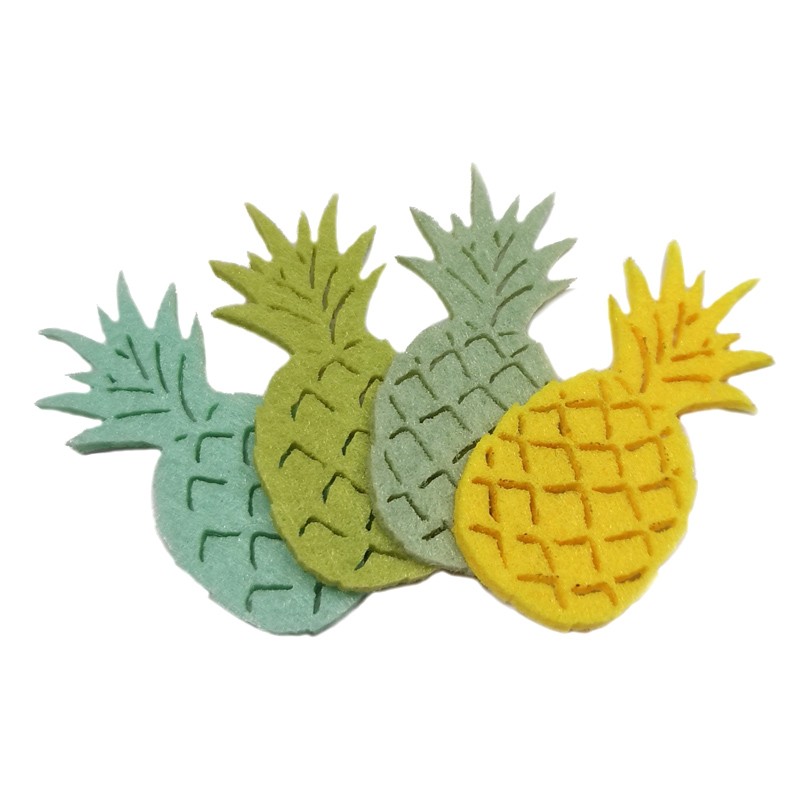 Filz-Ananas in 4 Farben 5cm