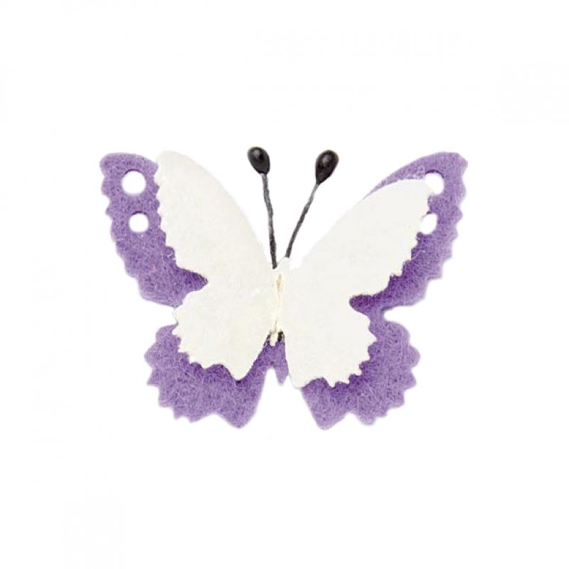 Schmetterling 4,5cm violett