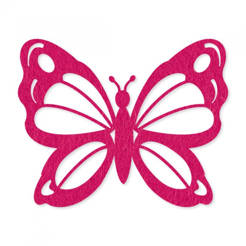 Schmetterling pink 9cm Filz