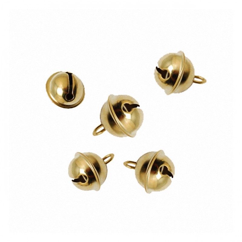 Glöckchen gold 12mm 10 Stück