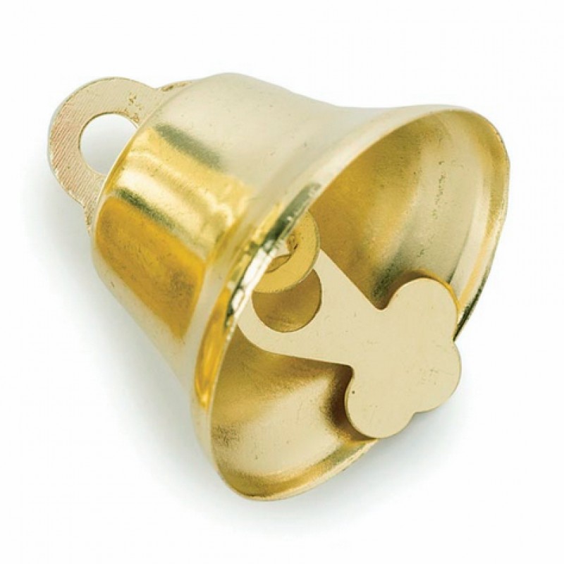 Glöckchen Tulpenform gold 17mm