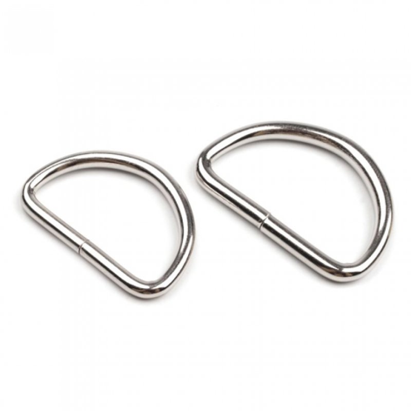 Gurtbandschlaufe 30mm silber