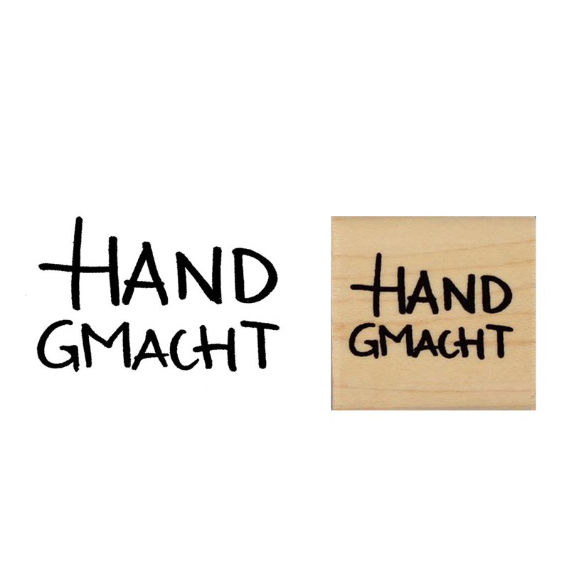 Stempel Hand gmacht 2,1cm