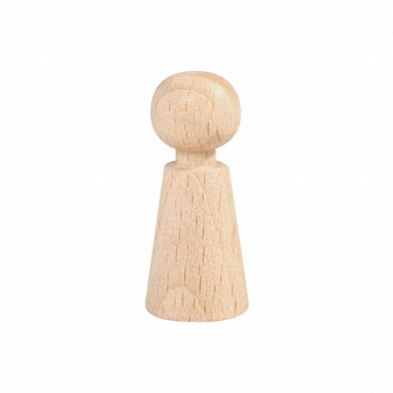 Holzspielfigur 50mm natur 25 Stück