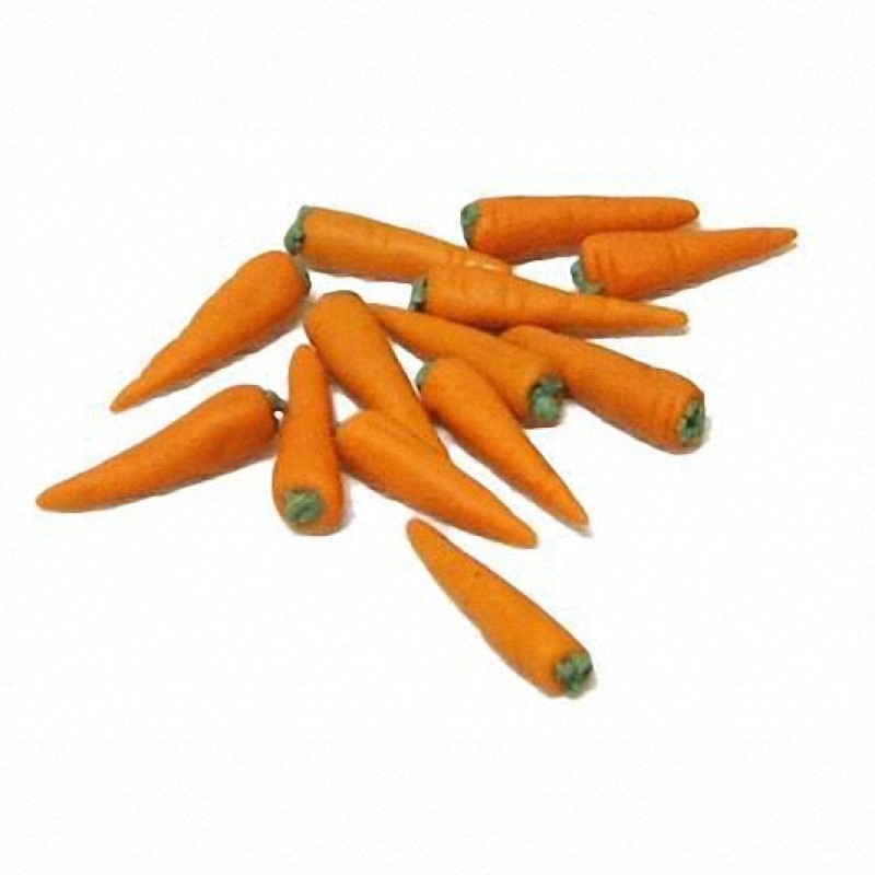 Filzkarotten orange 2cm