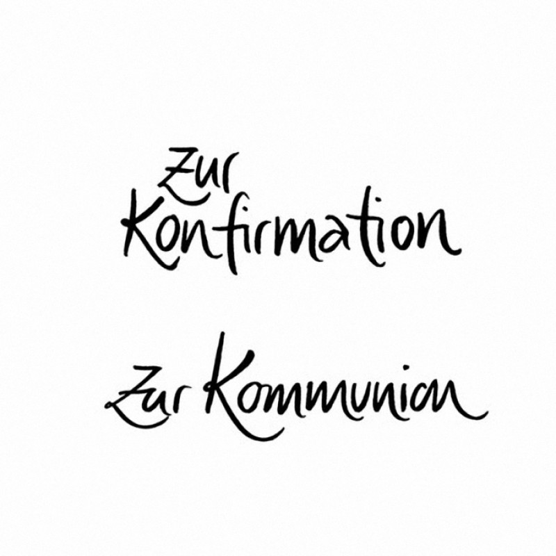 Stempel Konfirmation oder Kommunion