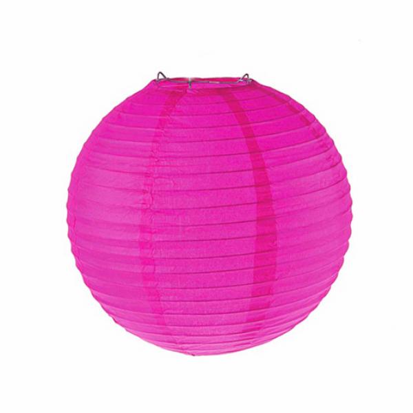 Lampion aus Nylon 20cm pink