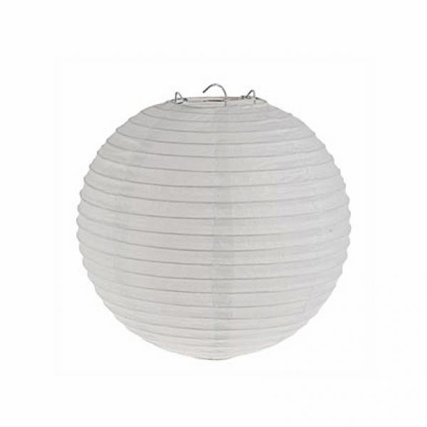 Lampion aus Nylon 20cm weiß