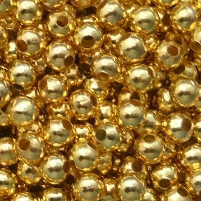 Metallperle 4mm gold