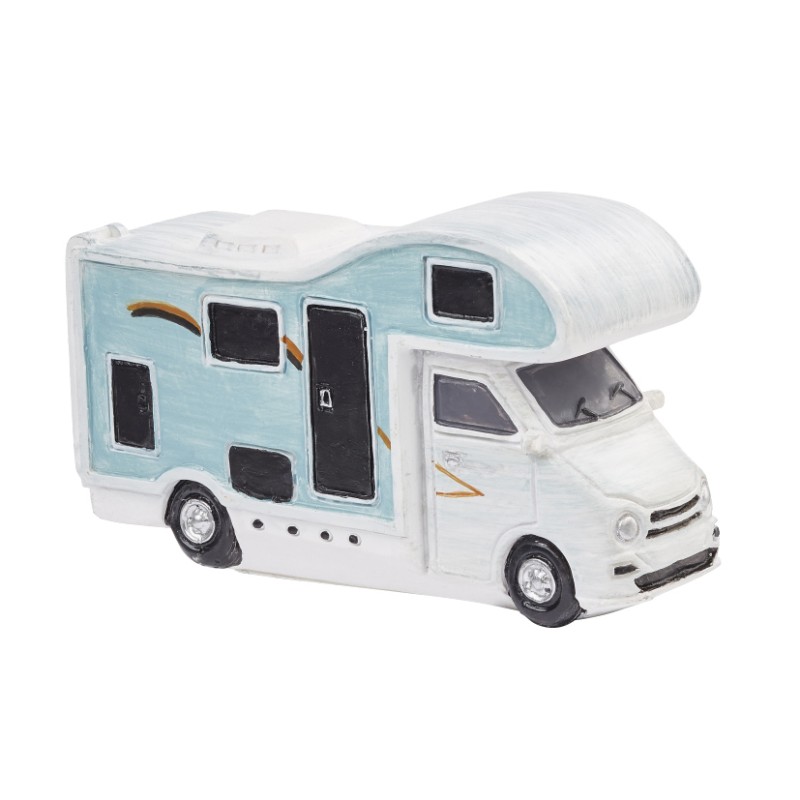 Miniatur-Wohnmobil 8cm Polyresin bunt