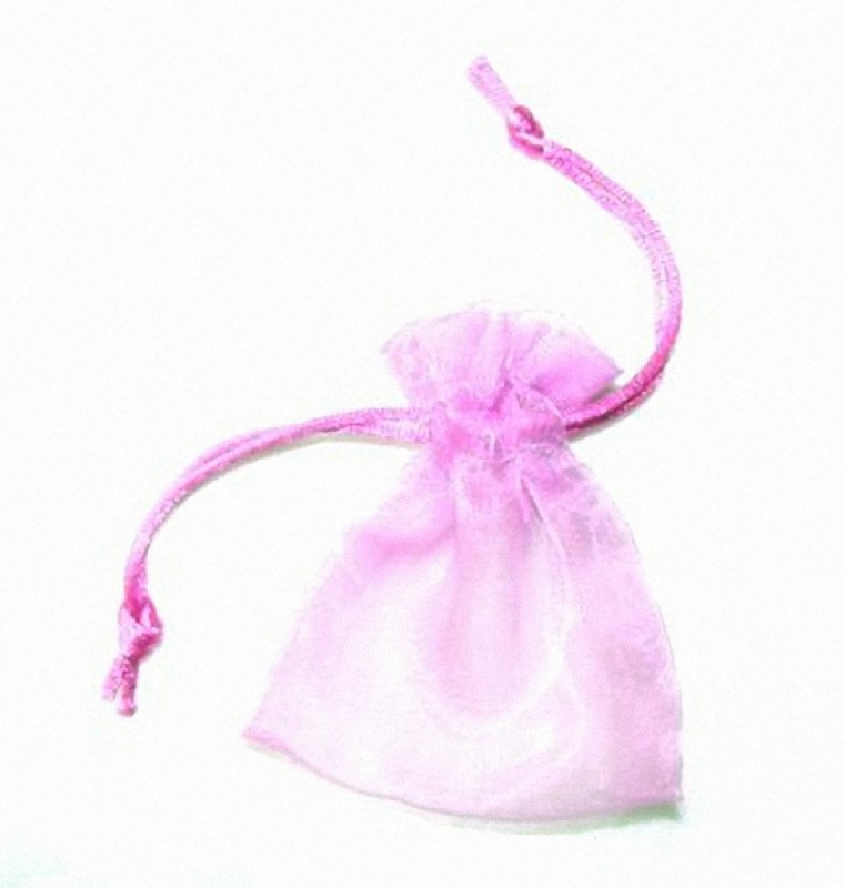 Organzabeutel rosa 10 Stück in 8x10cm