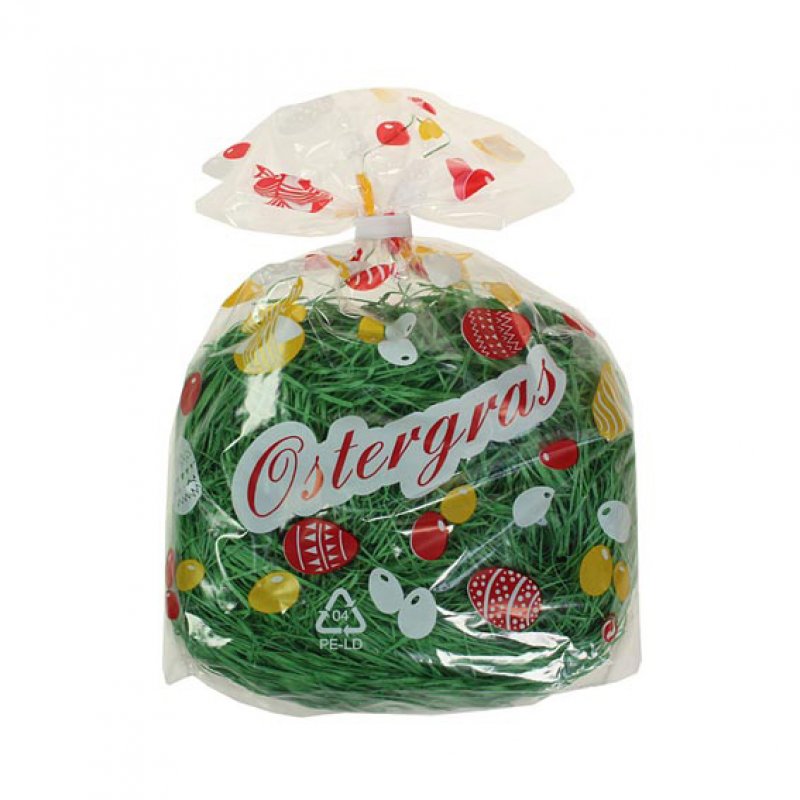 Papierwolle Ostergras grün 30g