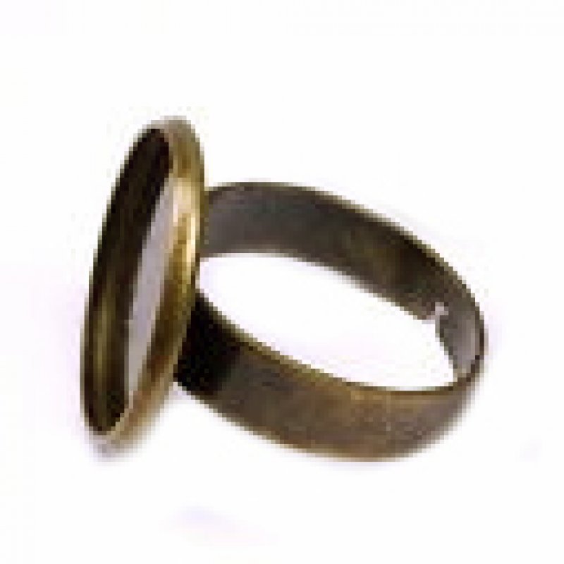 Finggering Fassung bronze 12mm