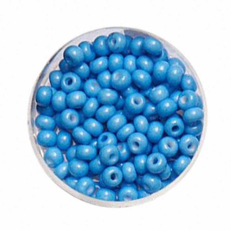 Rocailles aqua satt 4,5mm 17g Dose