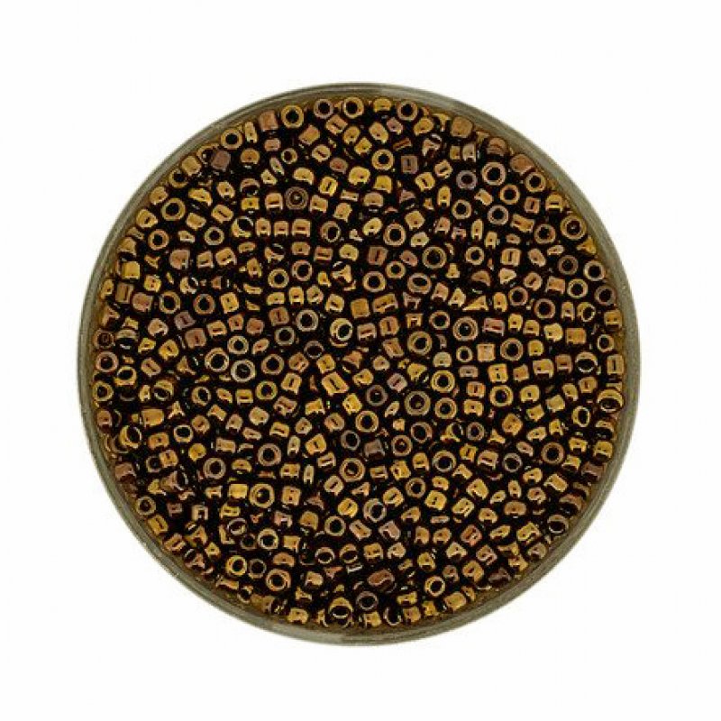 Rocailles bronze 2,6mm 17g Dose