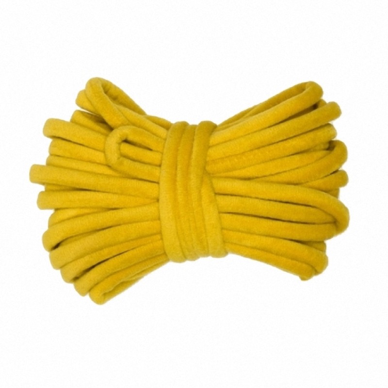 Samtband gelb 7mm