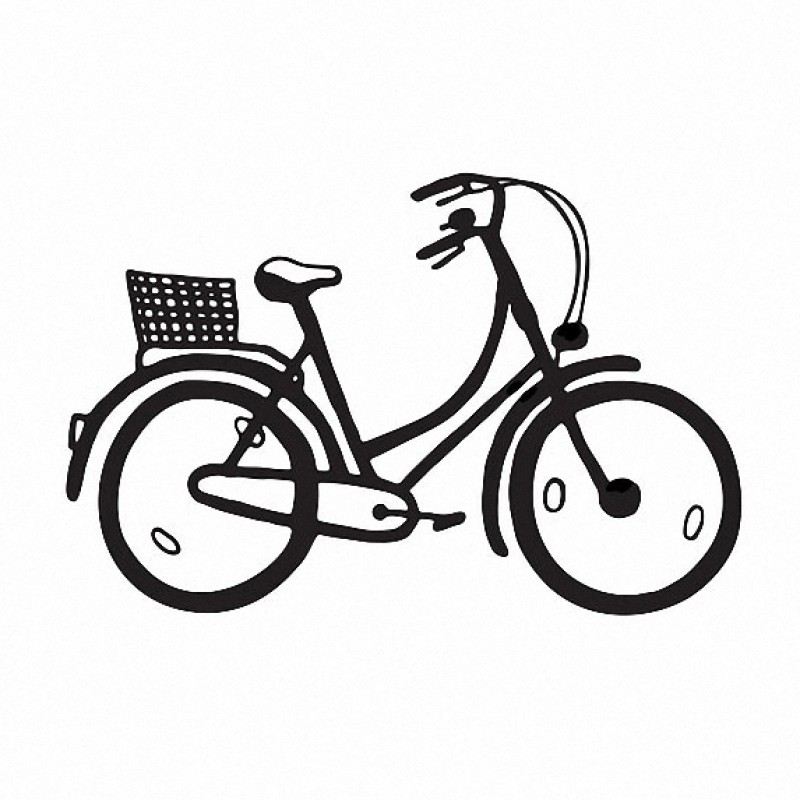 Stempel Fahrrad 4cm