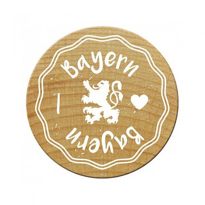 Stempel I love Bayern 3cm