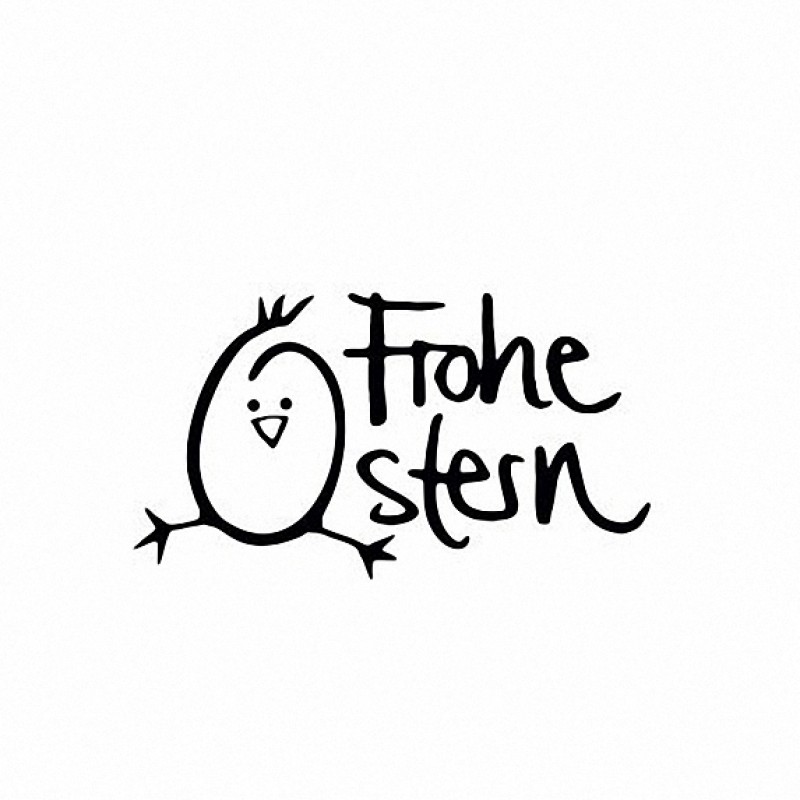 Stempel Frohe Ostern 4cm