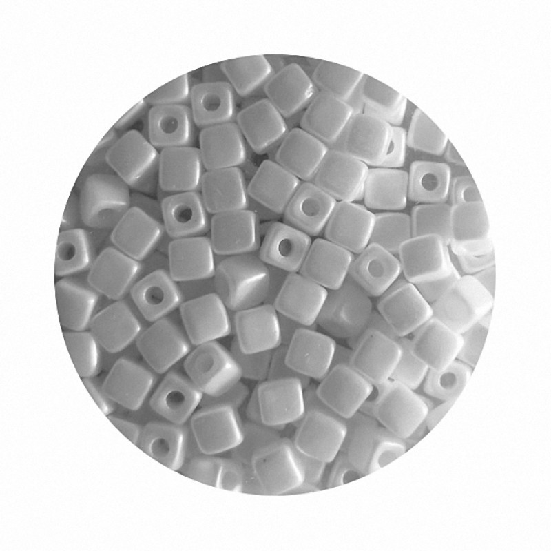 Wachswürfel weiß 4mm