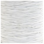 Elastikkordel Gummiband 1mm elfenbein 1m
