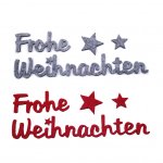 Filzsticker Frohe Weihnachten 9cm