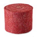Filzband 15cm Hologramm rot