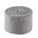 Filzband 15cm mausgrau