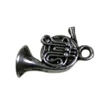Anhänger Waldhorn 18mm silber